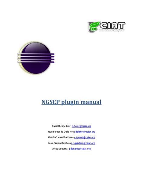 Manual for the plugin NGSEP.